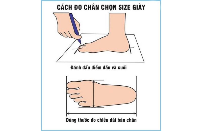 Hướng dẫn đo size giày tại nhà đơn giản và chính xác