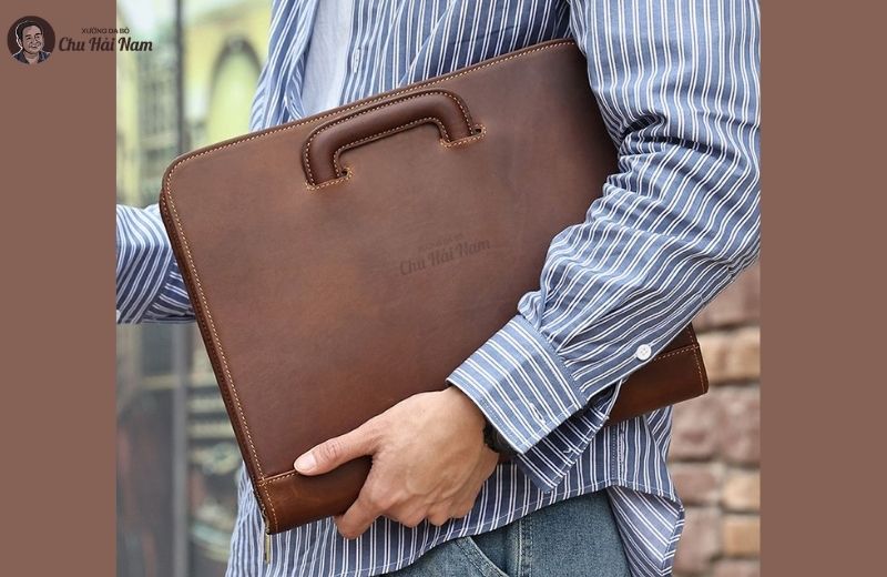 Cặp đựng iPad da bò – Gọn nhẹ, tinh tế, sang trọng