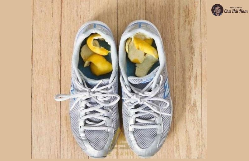 Tinh dầu vỏ trái cây giúp giày thơm mát dễ chịu.