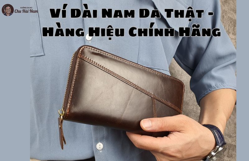 Ví dài nam da thật – Sang trọng, đẳng cấp cho quý ông hiện đại.