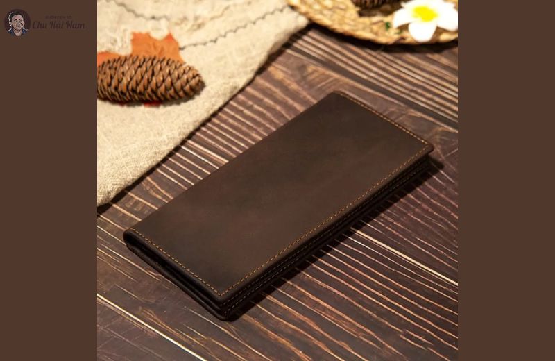 Ví dài nam không khóa kéo – Thanh lịch và tiện dụng mỗi ngày.