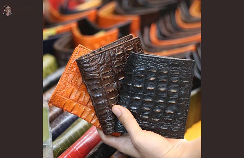 Ví đứng nam da cá sấu - Phong cách sang trọng và đẳng cấp