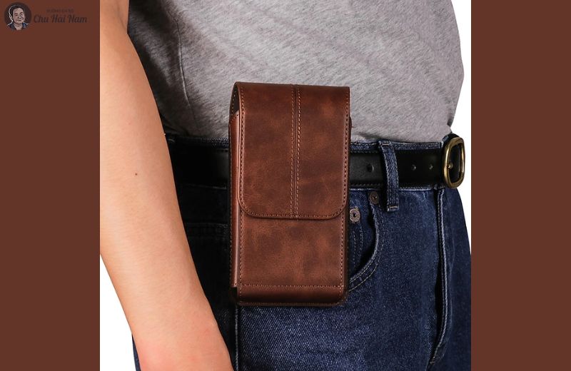 Ví đeo hông da thật – Gọn gàng, tiện lợi cho mọi hành trình.