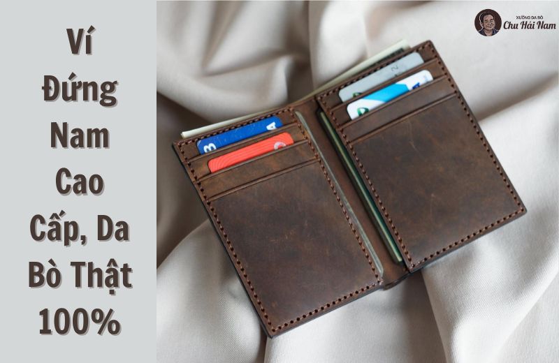 Ví đứng nam cao cấp - Xu hướng ví da hiện nay