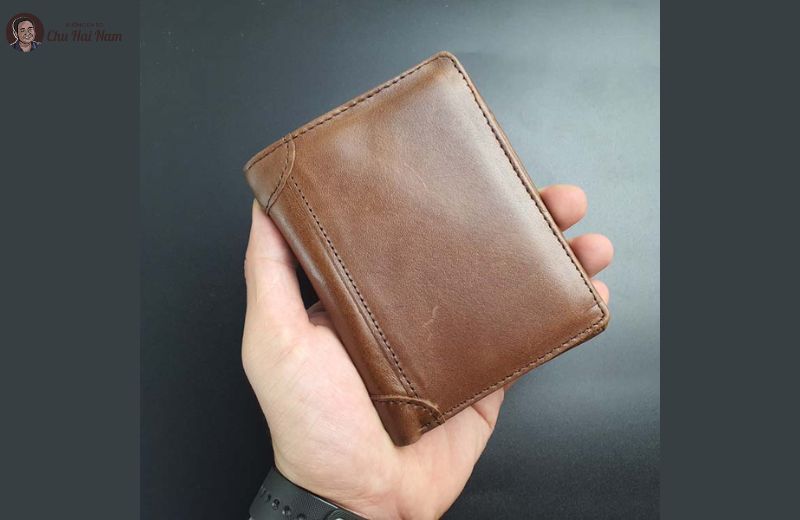Ví đứng nam da bò - Phong cách cổ điển, tối giản nhưng lịch lãm, bền bỉ
