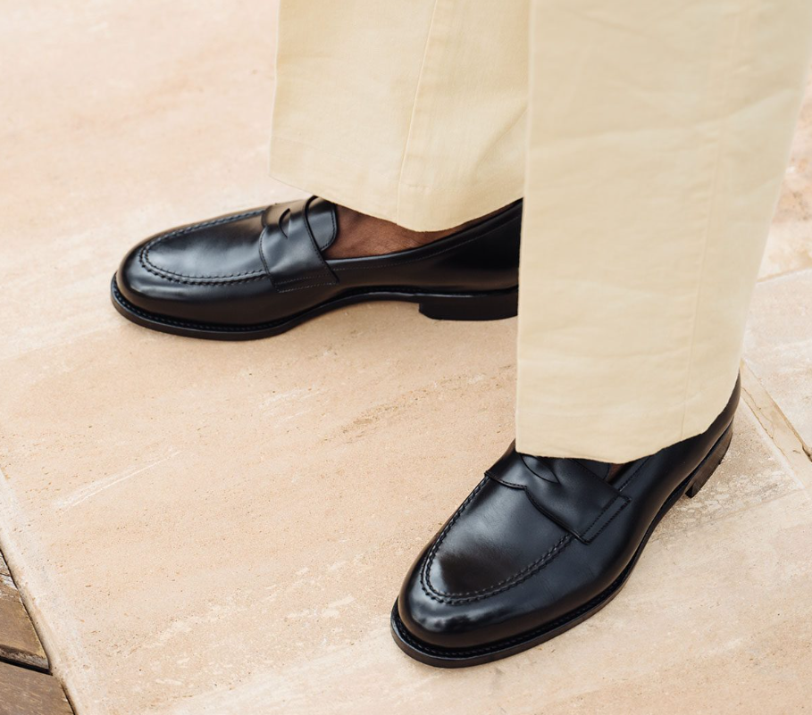 Giày lười Da bóng – Phong cách hàn quốc