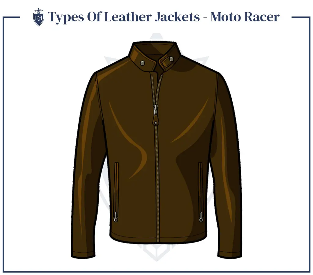 Moto Jacket là sự cân bằng hoàn hảo giữa chất liệu da sắc sảo và kiểu dáng đẹp tinh tế
